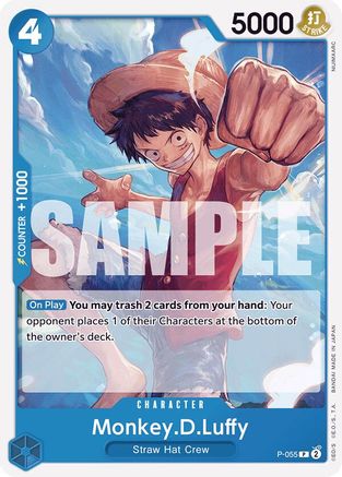 Monkey.D.Luffy (P-055) (Reprint) (P-055) - Premium Booster -The Best- | Grognard Games