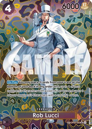 Rob Lucci (SP) (OP05-093) - Emperors in the New World Foil | Grognard Games