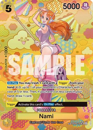 Nami (SP) (OP08-106) - Emperors in the New World Foil | Grognard Games