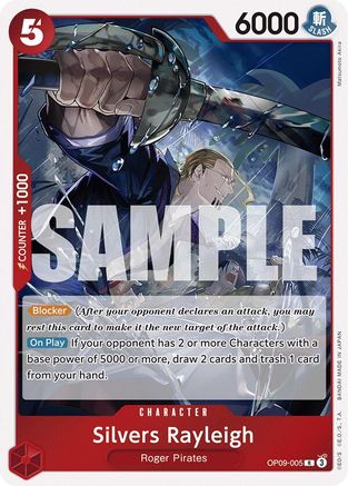 Silvers Rayleigh (OP09-005) - Emperors in the New World Foil | Grognard Games
