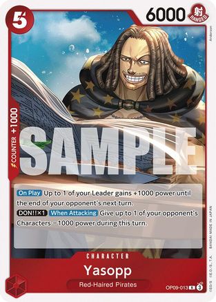 Yasopp (OP09-013) - Emperors in the New World Foil | Grognard Games