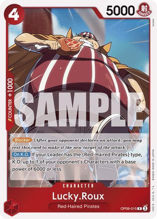 Lucky.Roux (OP09-015) - Emperors in the New World Foil | Grognard Games