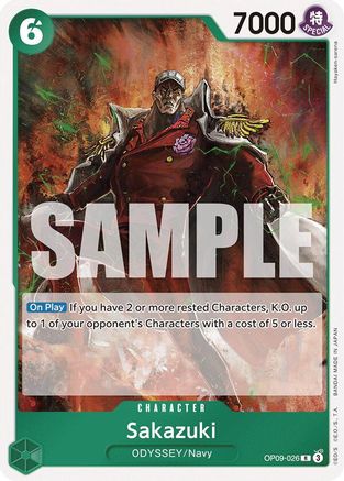 Sakazuki (OP09-026) - Emperors in the New World Foil | Grognard Games