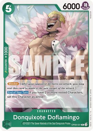 Donquixote Doflamingo (OP09-031) - Emperors in the New World Foil | Grognard Games