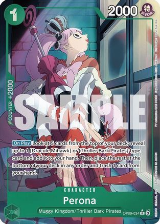 Perona (Parallel) (OP09-034) - Emperors in the New World Foil | Grognard Games