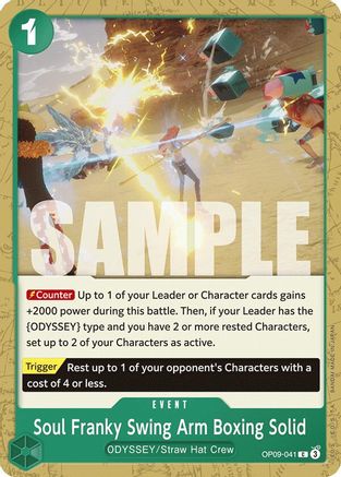 Soul Franky Swing Arm Boxing Solid (OP09-041) - Emperors in the New World | Grognard Games