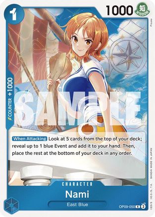Nami (050) (OP09-050) - Emperors in the New World Foil | Grognard Games