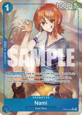 Nami (050) (Parallel) (OP09-050) - Emperors in the New World Foil | Grognard Games