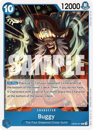 Buggy (051) (OP09-051) - Emperors in the New World Foil | Grognard Games
