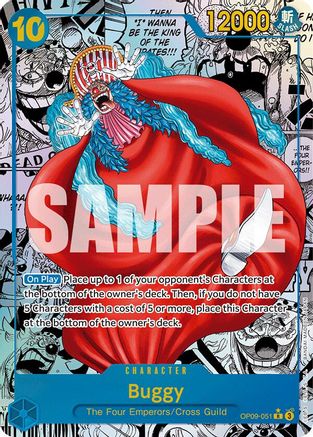 Buggy (051) (Manga) (OP09-051) - Emperors in the New World Foil | Grognard Games