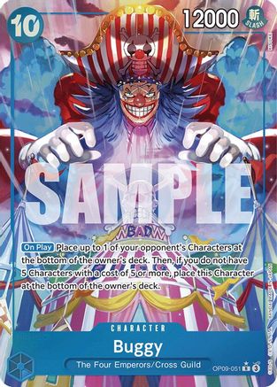 Buggy (051) (Alternate Art) (OP09-051) - Emperors in the New World Foil | Grognard Games