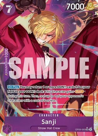 Sanji (065) (Parallel) (OP09-065) - Emperors in the New World Foil | Grognard Games