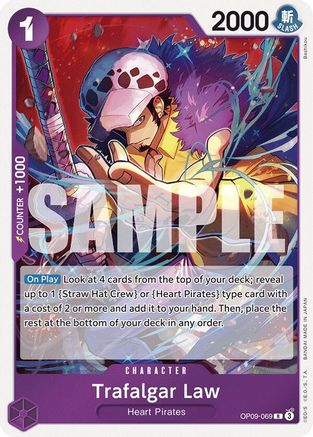 Trafalgar Law (069) (OP09-069) - Emperors in the New World Foil | Grognard Games
