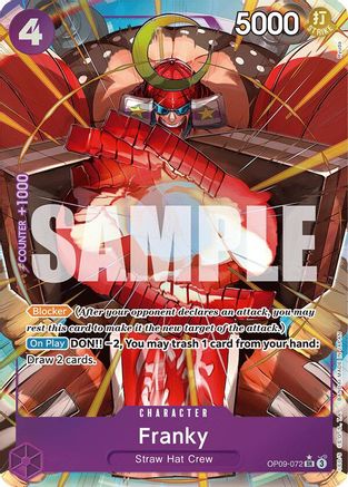 Franky (Parallel) (OP09-072) - Emperors in the New World Foil | Grognard Games