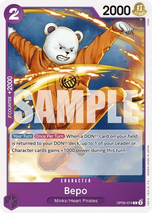 Bepo (OP09-074) - Emperors in the New World | Grognard Games