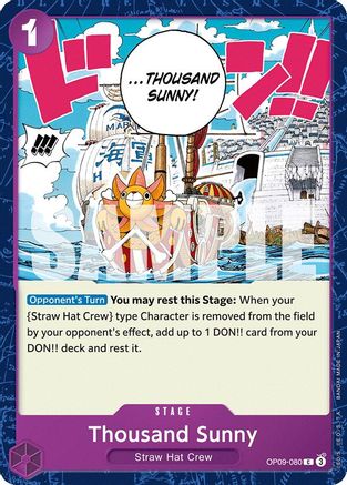 Thousand Sunny (OP09-080) - Emperors in the New World | Grognard Games