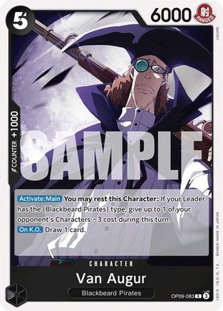Van Augur (OP09-083) - Emperors in the New World Foil | Grognard Games