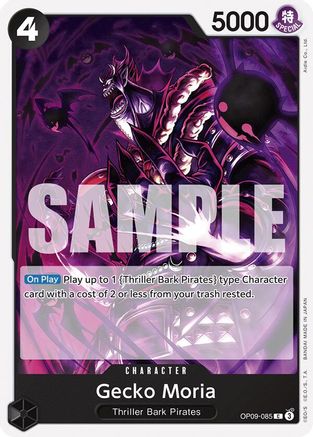 Gecko Moria (OP09-085) - Emperors in the New World | Grognard Games