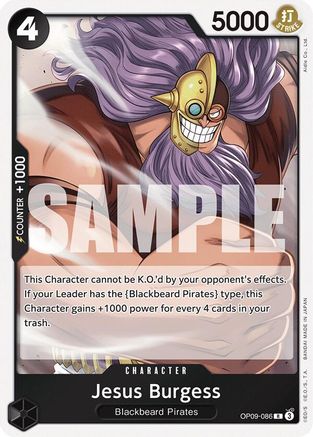 Jesus Burgess (OP09-086) - Emperors in the New World Foil | Grognard Games