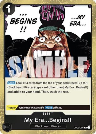 My Era...Begins!! (OP09-096) - Emperors in the New World Foil | Grognard Games
