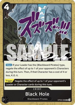 Black Hole (OP09-098) - Emperors in the New World | Grognard Games