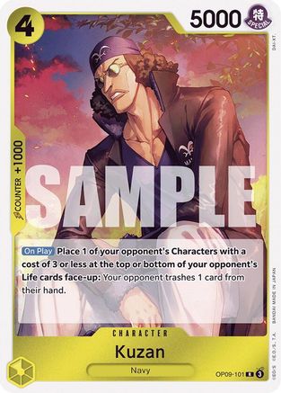 Kuzan (OP09-101) - Emperors in the New World Foil | Grognard Games