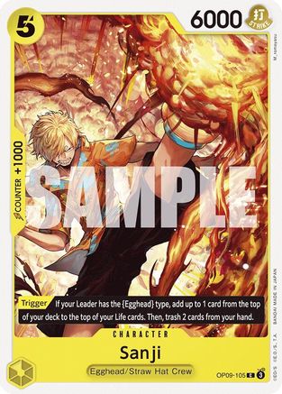 Sanji (105) (OP09-105) - Emperors in the New World | Grognard Games