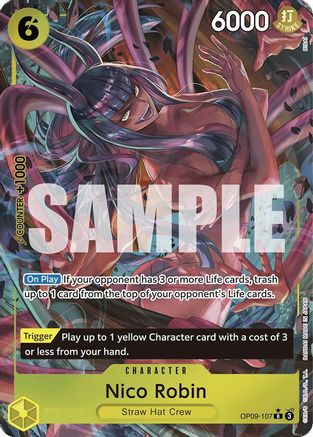 Nico Robin (107) (Parallel) (OP09-107) - Emperors in the New World Foil | Grognard Games