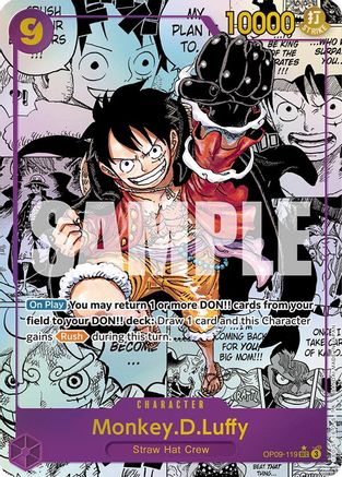 Monkey.D.Luffy (119) (Manga) (OP09-119) - Emperors in the New World Foil | Grognard Games