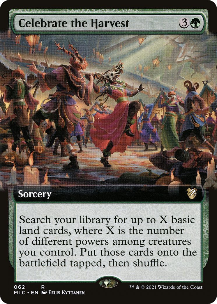Celebrate the Harvest (Extended) [Innistrad: Midnight Hunt Commander] | Grognard Games