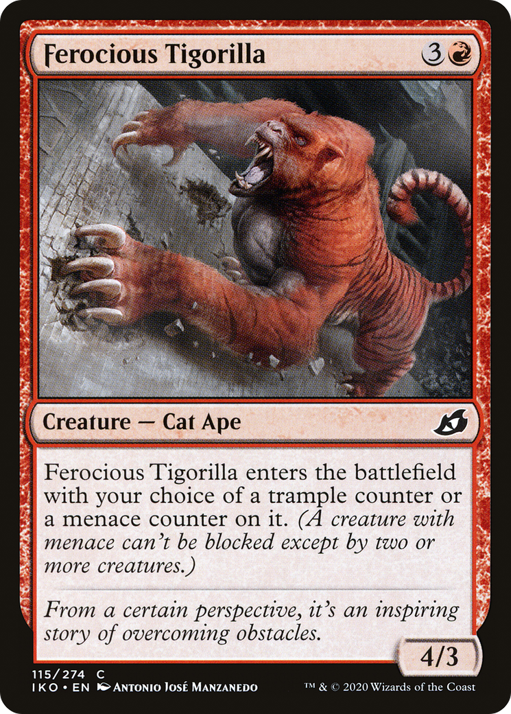 Ferocious Tigorilla [Ikoria: Lair of Behemoths] | Grognard Games