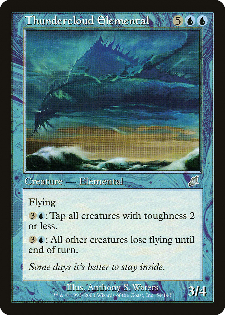 Thundercloud Elemental [Scourge] | Grognard Games