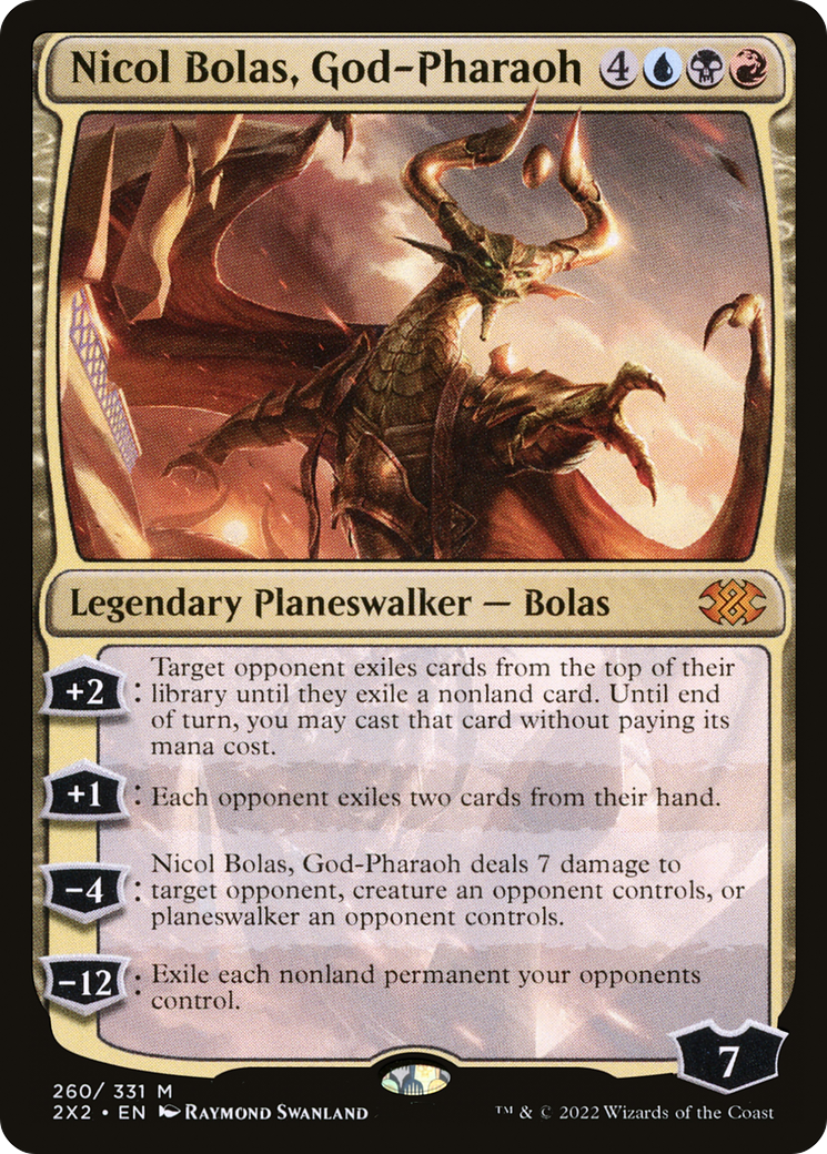 Nicol Bolas, God-Pharaoh [Double Masters 2022] | Grognard Games