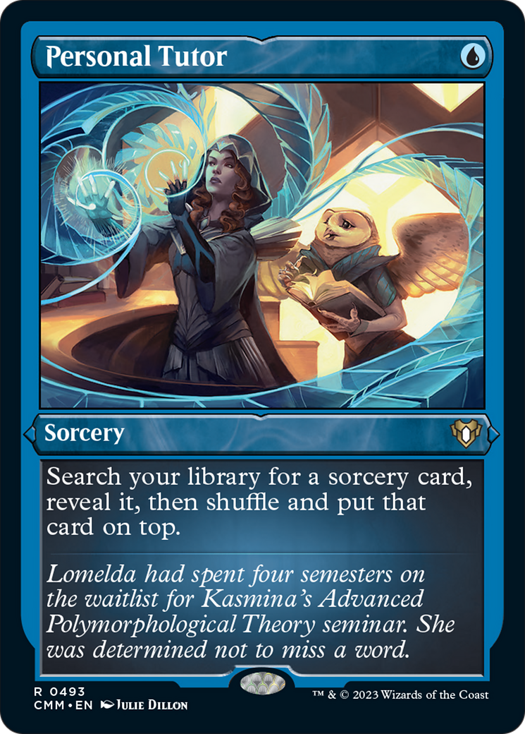 Personal Tutor (Foil Etched) [Commander Masters] | Grognard Games