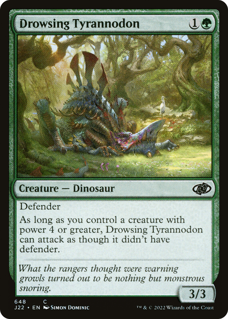 Drowsing Tyrannodon [Jumpstart 2022] | Grognard Games