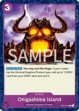 Onigashima Island (ST04-017) - Revision Pack Cards | Grognard Games