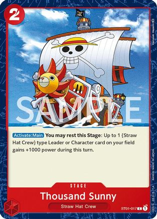 Thousand Sunny (ST01-017) - Revision Pack Cards | Grognard Games