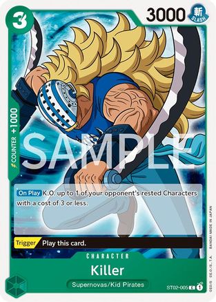 Killer (ST02-005) - Revision Pack Cards | Grognard Games