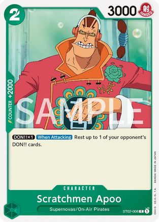 Scratchmen Apoo (ST02-008) - Revision Pack Cards | Grognard Games