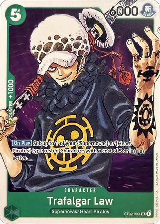Trafalgar Law (ST02-009) - Revision Pack Cards Foil | Grognard Games