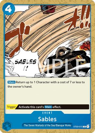Sables (ST03-015) - Revision Pack Cards | Grognard Games