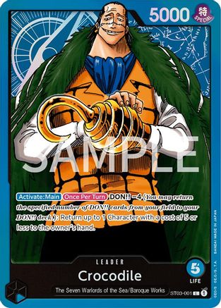 Crocodile (001) (ST03-001) - Revision Pack Cards Foil | Grognard Games