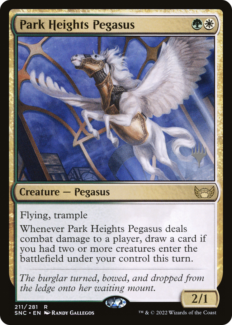 Park Heights Pegasus (Promo Pack) [Streets of New Capenna Promos] | Grognard Games