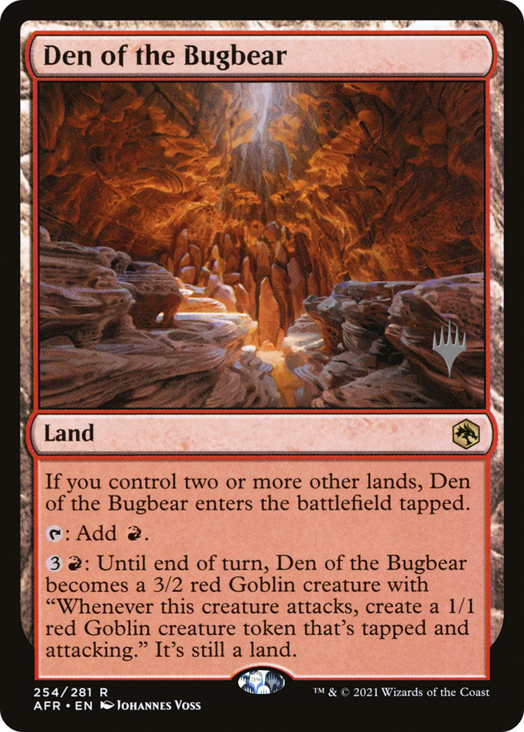 Den of the Bugbear (Promo Pack) [Dungeons & Dragons: Adventures in the Forgotten Realms Promos] | Grognard Games