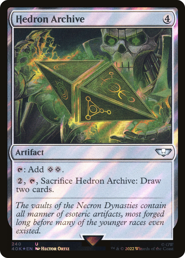 Hedron Archive (Surge Foil) [Universes Beyond: Warhammer 40,000] | Grognard Games