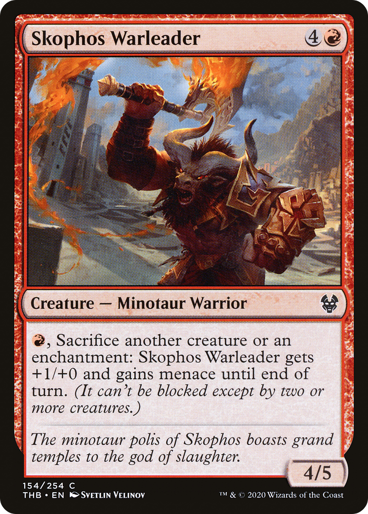 Skophos Warleader [Theros Beyond Death] | Grognard Games