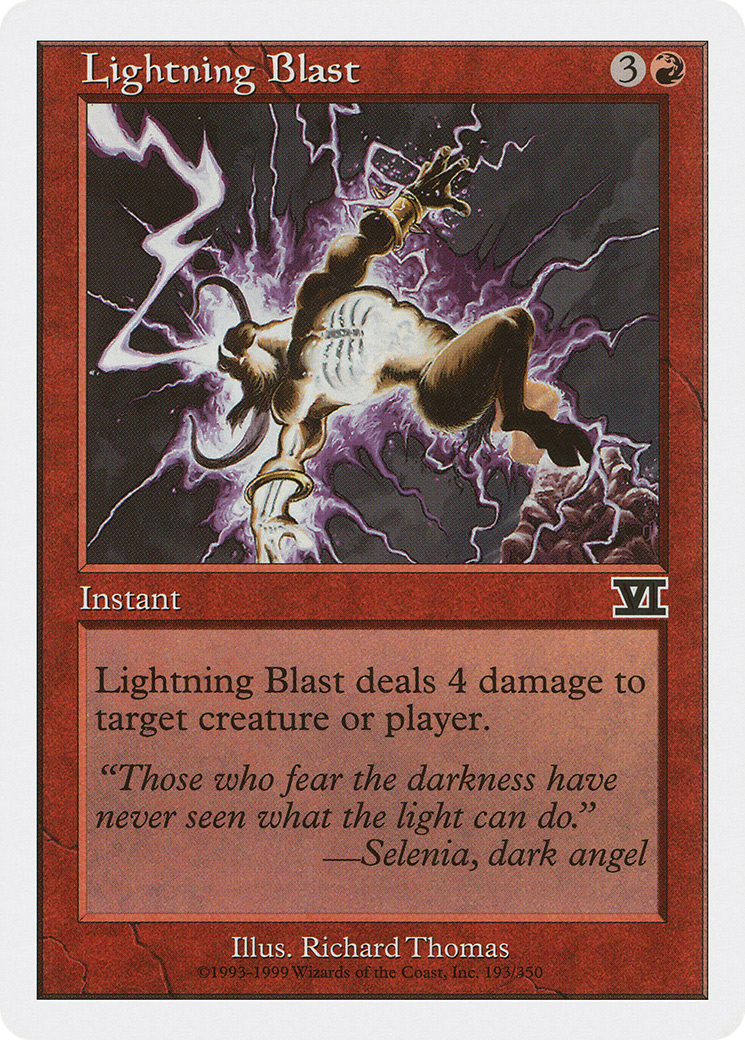 Lightning Blast [Classic Sixth Edition] | Grognard Games