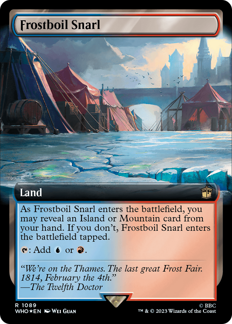Frostboil Snarl (Extended Art) (Surge Foil) [Doctor Who] | Grognard Games