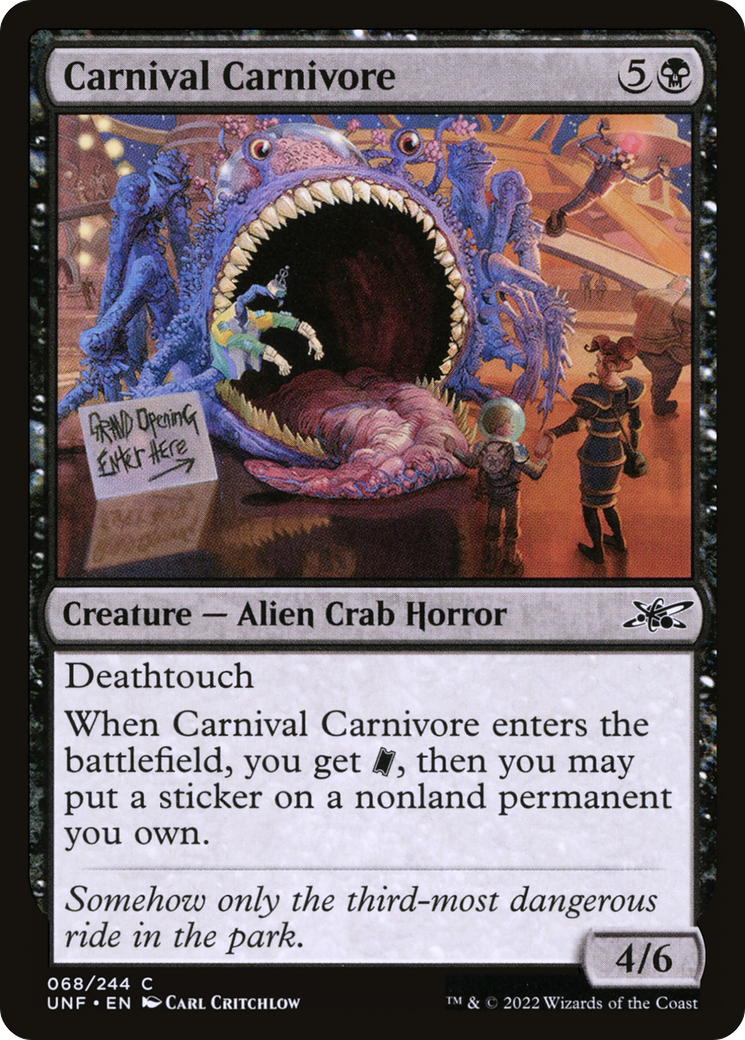 Carnival Carnivore [Unfinity] | Grognard Games