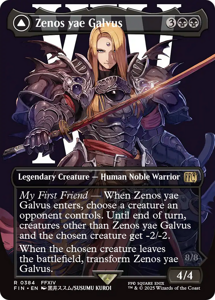 Zenos Yae Galvus (Borderless) (FIN-384) - FINAL FANTASY | Grognard Games